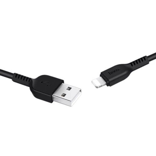 Кабель Hoco USB Cable to Lightning X20 Flash Charged 1m Black