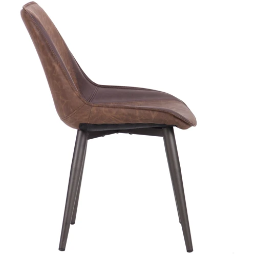 Стул Lakota gunmetal, cowboy Coffe/Dark Brown: Производитель AMF