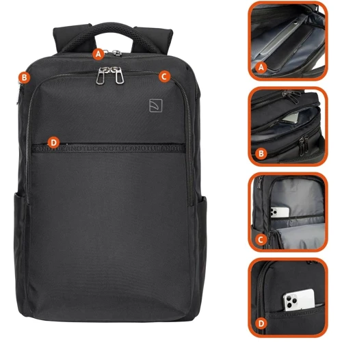 Сумка для ноутбуков Tucano 15.6" Marte Gravity AGS Black (BKMAR15-AGS-BK) фото 7