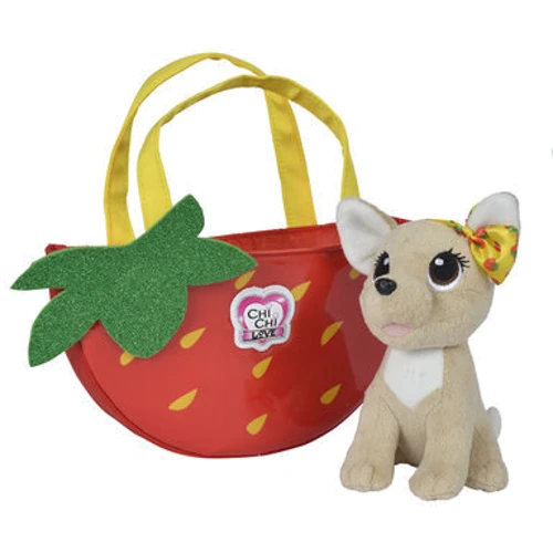 Мягкая игрушка Simba Toys Chi Chi Love Чихуахуа Клубничная мода с сумочкой 18 см (5893156)