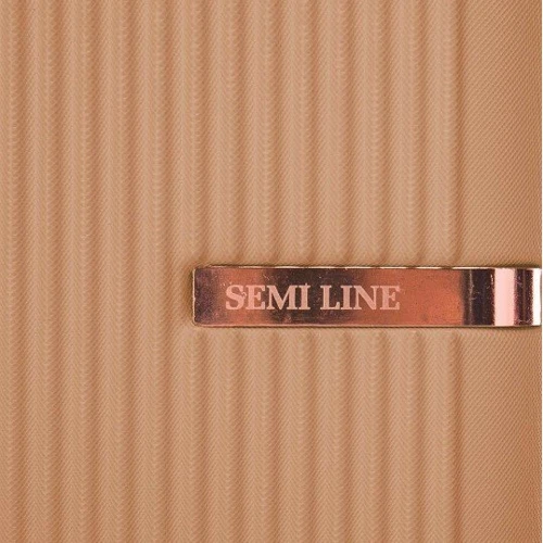 Валіза Semi Line 20" (S) Gold золотий (T5663-3): Стиль Повседневный (Casual)