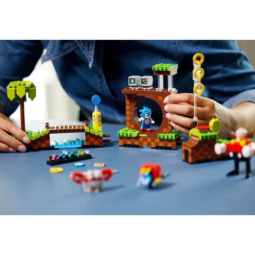 Конструктор LEGO Ideas Їжачок Сонік Зона Зелених Пагорбів 1125 деталей (21331) фото 11