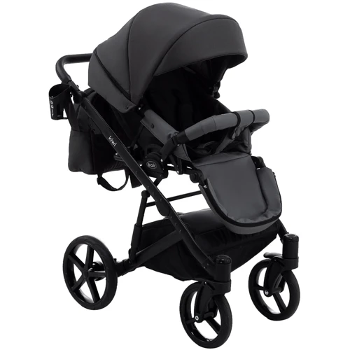 Коляска 2 в 1 Bair Kiwi Soft BKS-299 графіт: Ширина шасі 58