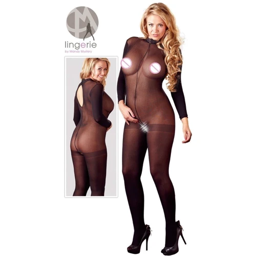 Бодистокинг Orion NO:XQSE Catsuit Ouvert Black, XL/2XL (2300650)