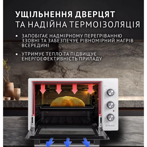 Электродуховка настольная PERFELLI SIERRA 48 WHITE: Производитель Perfelli