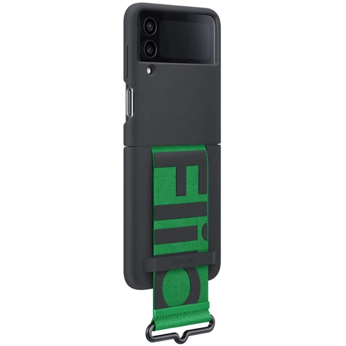 Чехол для телефонов Samsung Silicone with Strap Cover Black (EF-GF721TBEGUA) for Samsung F721 Galaxy Flip 4: Совместимость Samsung F721 Galaxy Flip 4