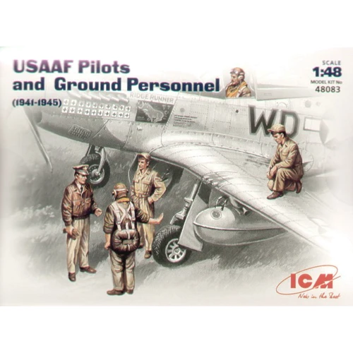 Набор фигурок ICM Пилоты и техники ВВС США (1941-1945) (ICM48083)