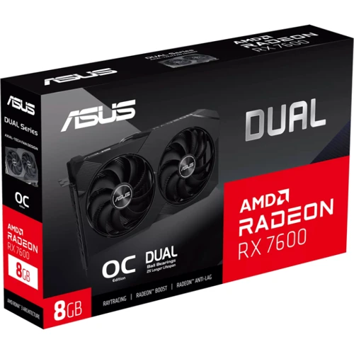 Видеокарта ASUS Dual Radeon RX 7600 V2 OC Edition 8GB GDDR6 (DUAL-RX7600-O8G-V2) фото 8