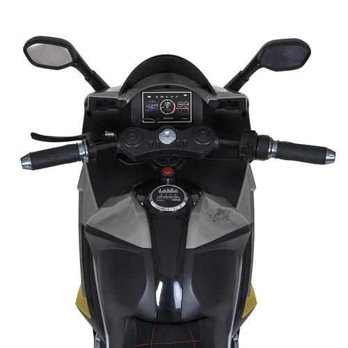 Детский электромотоцикл Bambi серый (M 6013EL-11(24V))