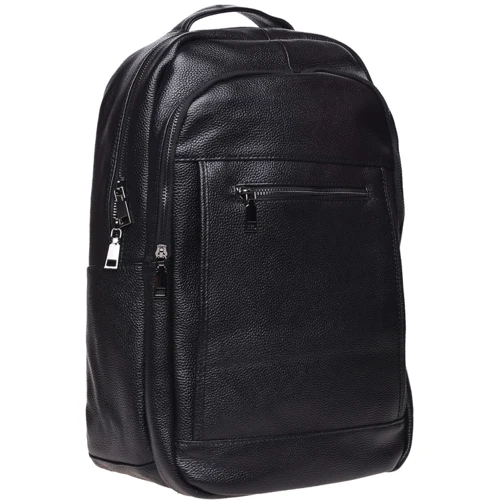 Чоловік рюкзак Keizer чорний (k1336-black): Матеріал Натуральна шкіра