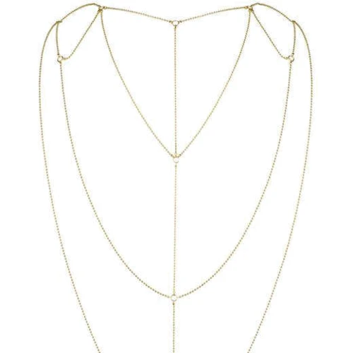 Украшение для спины и декольте Bijoux Indiscrets Magnifique Back and Cleavage Chain - Gold