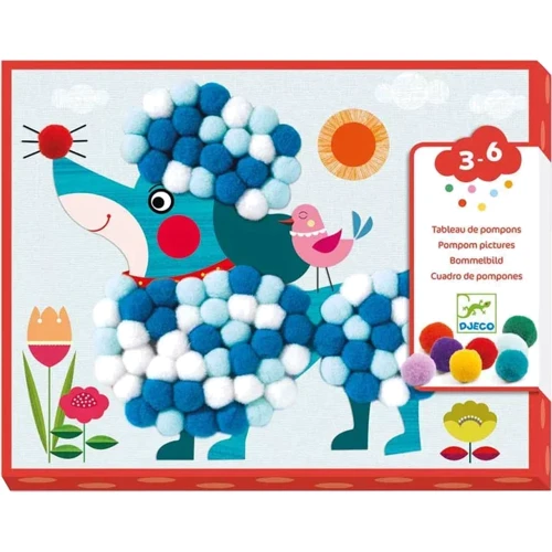 Набір для аплікації Djeco М'які собаки (DJ09867): Виробник Djeco