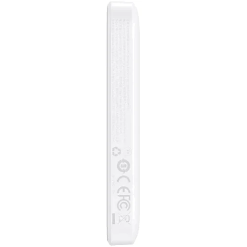 Внешний аккумулятор Baseus Power Bank 6000mAh Magnetic Wireless 20W White (PPCX020002) фото 8