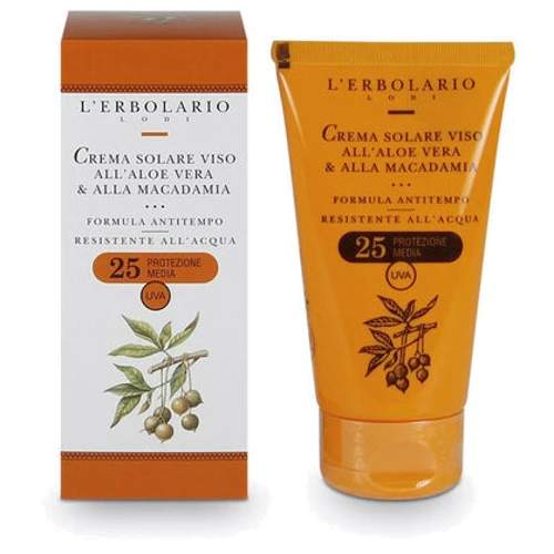 Крем сонцезахисний L'Erbolario Crema Solare Viso All'Aloe Vera And Alla