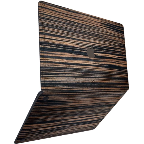 Chohol Skin Wooden Ebony (front&back) for MacBook Air 13.6" M2 (2022)