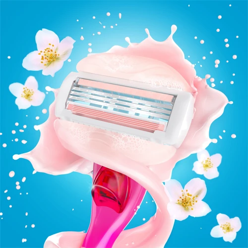 Gillette Venus Spa Breeze Станок для бритья с 2 сменными кассетами фото 5