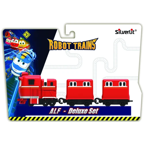 Паровозик Robot Trains с двумя вагонами Альф (80180)
