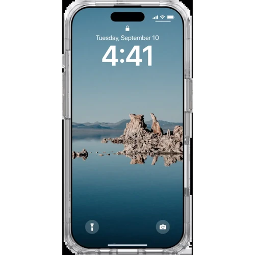 Чохол для iPhone Urban Armor Gear UAG Plyo Magsafe Ice/Gold (114480114381) для iPhone 16 Pro: Матеріали поликарбонат и полиуретан