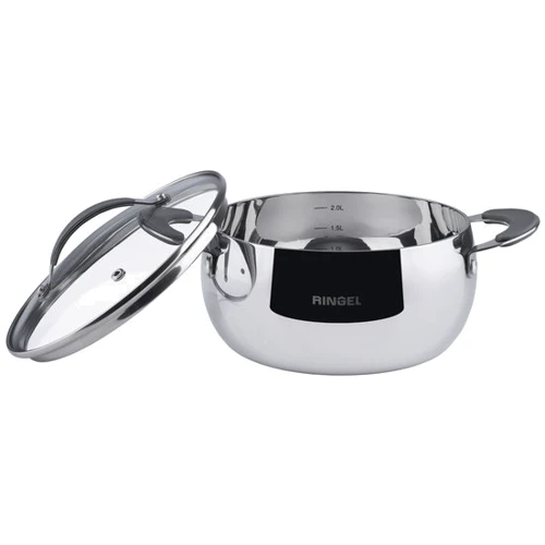 Кастрюля RINGEL IQ Be Creative 20см (3.4л) с крышкой (RG-20014-20): Диаметр, см 20