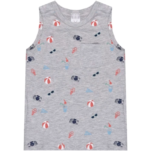 Майка H&M 6332688 92 см серая