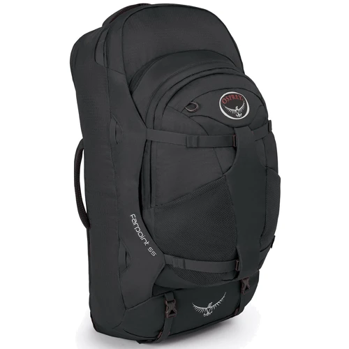 Рюкзак туристический Osprey Farpoint 55 Volcanic Grey - S/M - серый