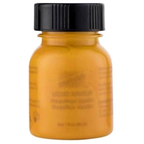 Mehron Liquid Makeup, Orange Жидкий грим (Оранжевый) 30 ml