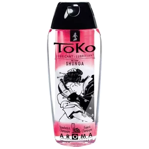 Лубрикант на водной основе Shunga Toko AROMA - Sparkling Strawberry Wine (165 мл)