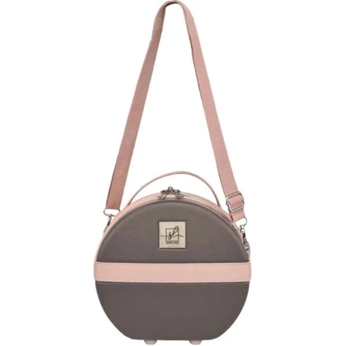 Бьюти-кейс Semi Line 5L Brown/Pink Cream коричневый/розовый (T5673-1): Тип Косметички