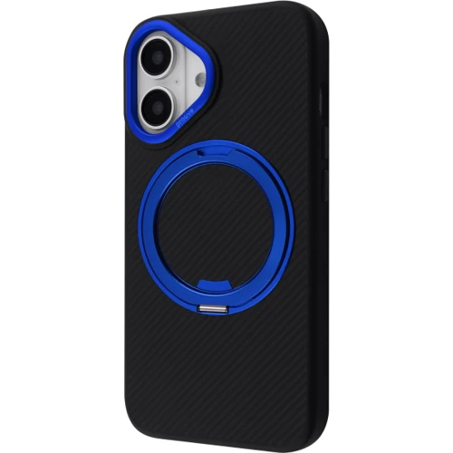 Чехол для iPhone Proove Reinforce Case with Magnetic Ring Blue for iPhone 16