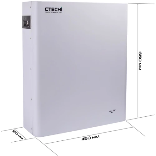 Аккумуляторная батарея Ctechi 51.2V 100Ah LiFePO4 5kW (CT51V100Ah): Тип LiFePO4