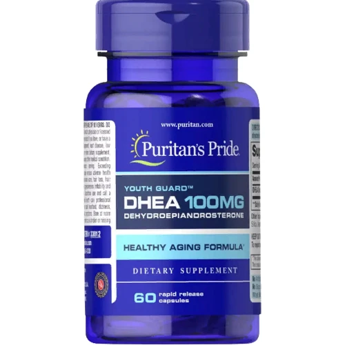 Puritans Pride DHEA 100 mg Дегідроепіандростерон 60 таблеток