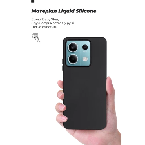 Чехол для телефонов ArmorStandart ICON Case Black for Xiaomi Redmi Note 13 5G (ARM71887) фото 7