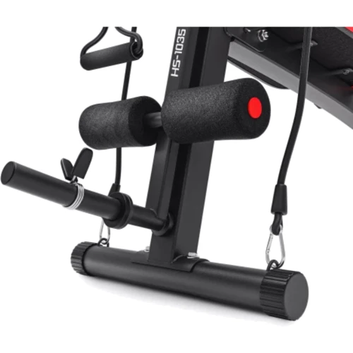 Скамья для жима и пресса Hop-Sport STRONG 76 кг HS-1035 со стойками 1002L (UT-10000682): Тип скамьи универсальная