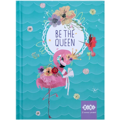 Блокнот ZiBi BE THE QUEEN, А-6, 64л., Кл., Бірюзовий (ZB.12713-06)