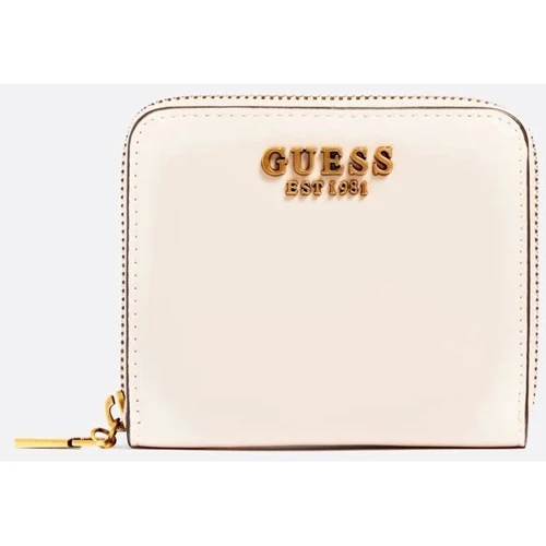Жіночий гаманець GUESS LAUREL SLG SMALL ZIP AROUND молочний (SWVB8500370-LGR)