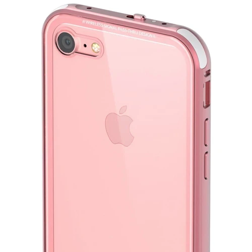 Чохол для iPhone SwitchEasy Glass Case Pink for iPhone SE 2020/iPhone 8/iPhone 7: Матеріали метал