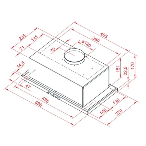 Вытяжка Perfelli BI 6412 A 950 I LED фото 6