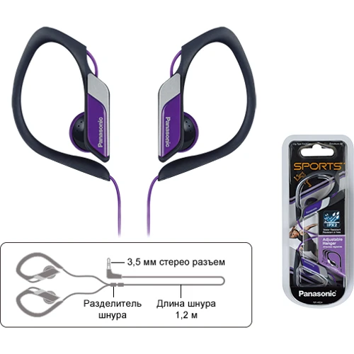 Навушники Panasonic RP-HS34E-K: Тип конструкції вкладиші