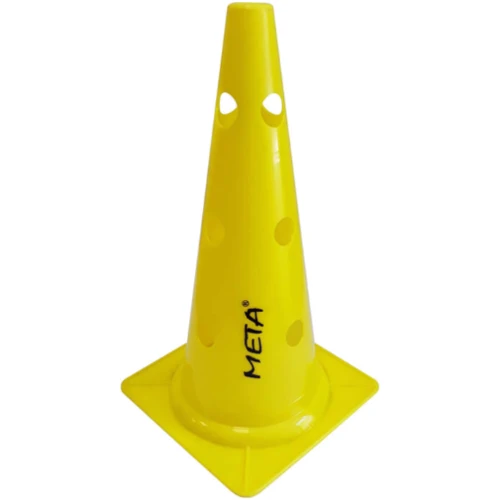 Конус для тренировок с отверстиями Meta Cone Marker with holes 2.0 желтый Уни 45 см (1801814200Y1)