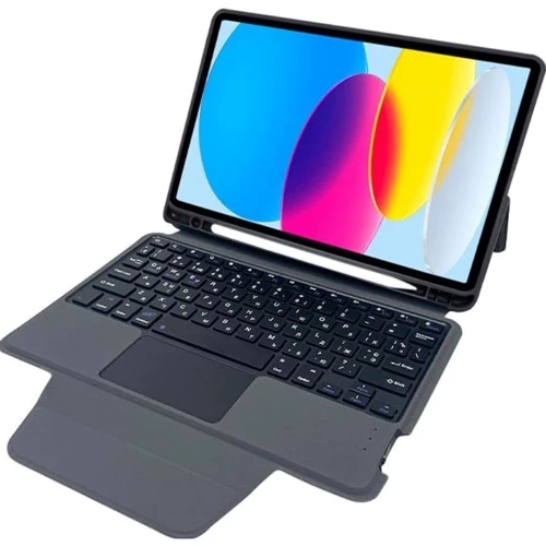 Аксессуар для iPad AirOn Premium Case Smart Keyboard Black for iPad 10.9 (2022 / 2024) / iPad 11 2025: Материал искусственная кожа