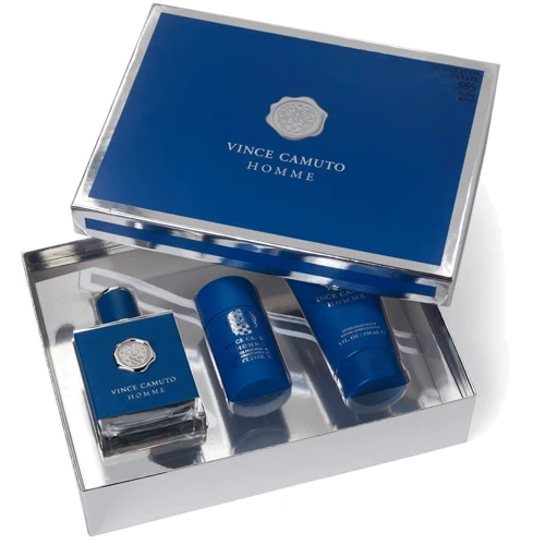 

Набор Vince Camuto Homme Дезодорант-стик 71 ml+Туалетная вода 100 ml+Бальзам после бритья 150 ml