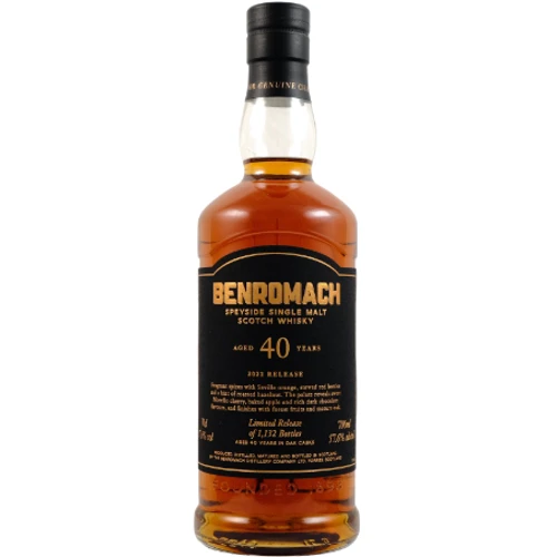 Віскі Benromach 40 yo 57.6 % 0.7 л (BWR7680)