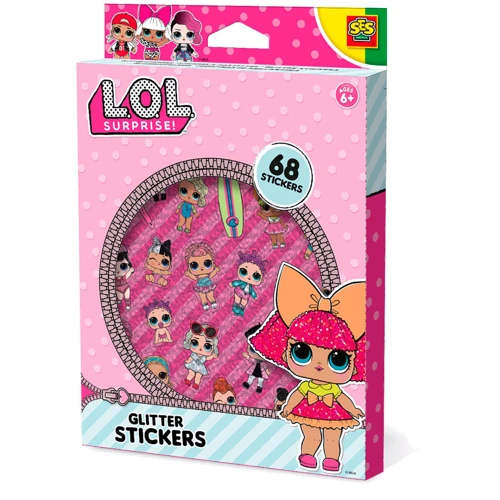 Набор наклеек с блестками SES Creative серии L.O.L Surprise! Глиттер (14191S): Производитель Ses Creative