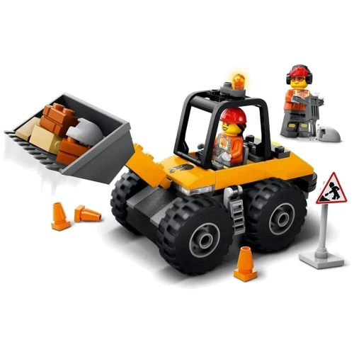 Конструктор LEGO City Желтый строительный автопогрузчик 81 деталь (60450): Серия City