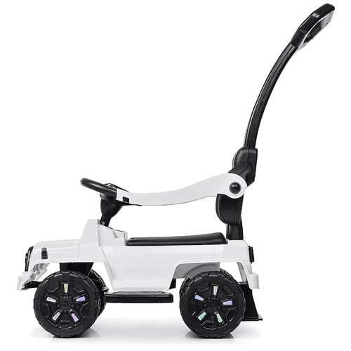 Машинка 2в1 каталка-толокар Bambi белый (M 4128L-1)