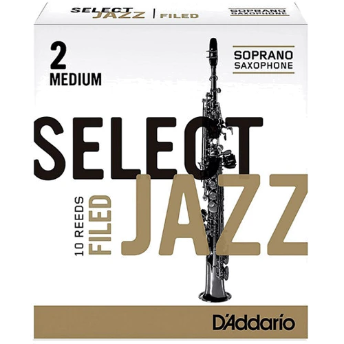 Тростини D`ADDARIO RSF10SSX2M Select Jazz - Soprano Sax 2M (1 шт.): Виробник D'addario
