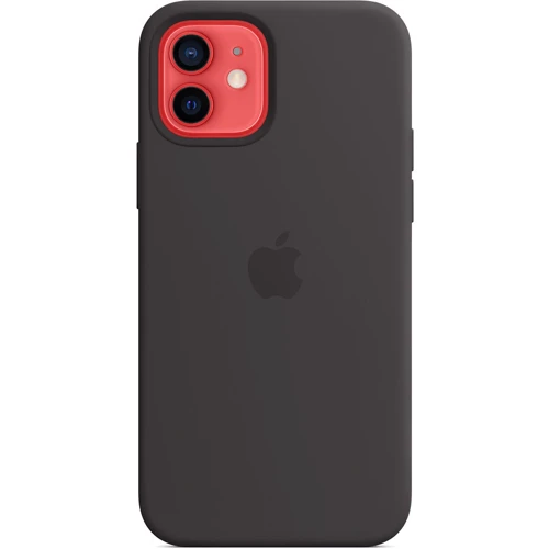 Чохол для iPhone Apple Silicone Case with MagSafe Black (MHL73) for iPhone 12 / iPhone 12 Pro: Матеріали силікон