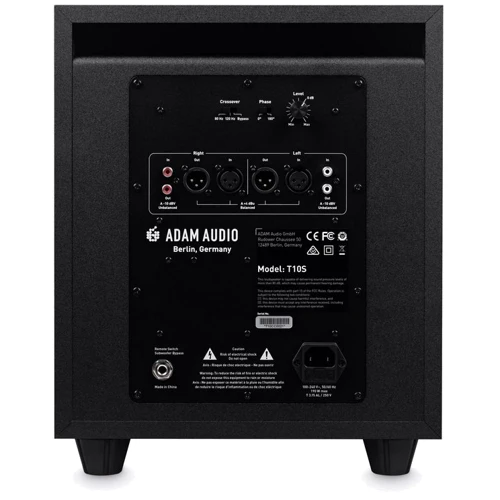 Студійний сабвуфер ADAM AUDIO T10S: Кількість смуг 1