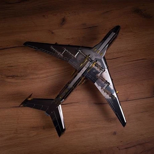 Коллекционная модель-конструктор Metal Time Ukrainian Dream механический самолет Мечта АН-225 двухцветный Exclusive Edition (MT001EE): Количество деталей, шт. 267