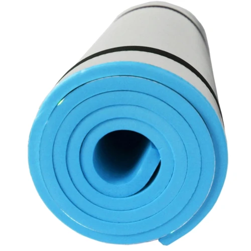 Коврик туристический (каремат) SportVida Alu EVA 1 см SV-EZ0012 Blue: Внешний материал EVA